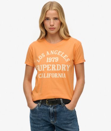 Figurbetontes T-Shirt mit Surf-Logo Image 1