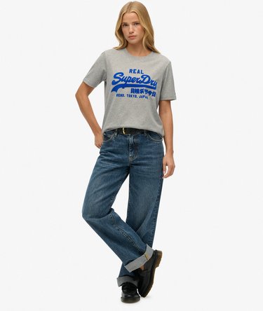 Vintage Logo Flock T-Shirt Image 2