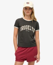 Fasongsydd Athletic Essential Ringer-T-skjorte