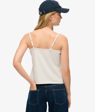 Lace Button Through Cami Top Image 4