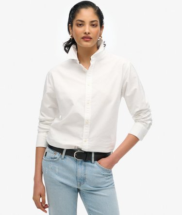 Chemise Oxford slim à manches longues Image 1