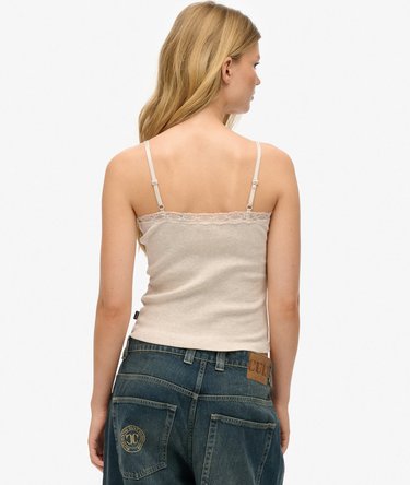 Essential Lace Trim Cami Top Image 4