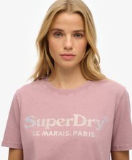 Locker geschnittenes Venue Metallic T-Shirt