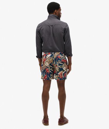Zwemshort met Hawaïaanse print - 43 cm Image 4