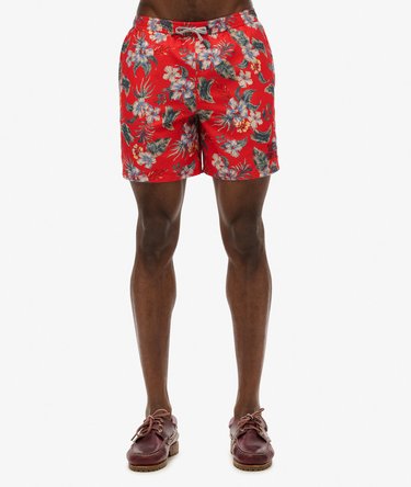 Zwemshort met Hawaïaanse print - 43 cm Image 5