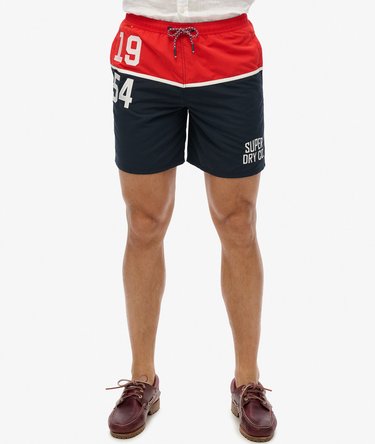 Badeshorts mit nautischem Logo (43 cm Länge) Image 5