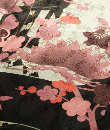 Mandarin Jacquard Mini Dress Image 5